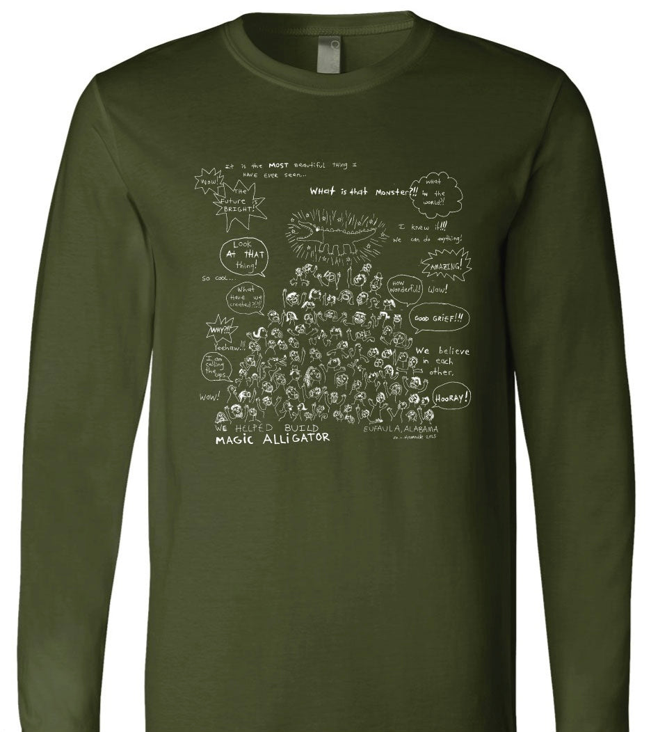 Help Build Magic Alligator, Long Sleeve